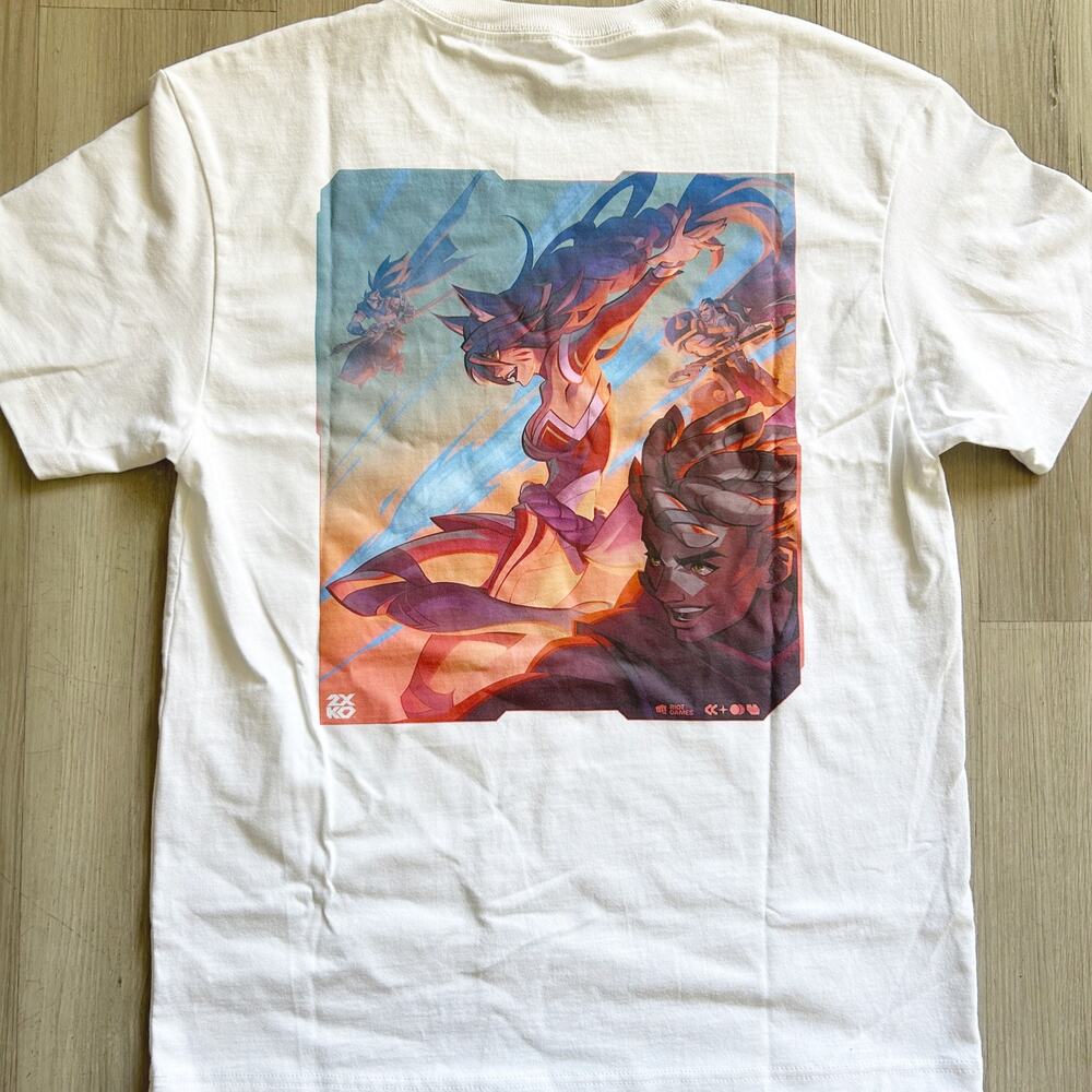 2XKO Exclusive “Let’s Go” Official Soundtrack Single Graphic Art Shirt Sz S Riot